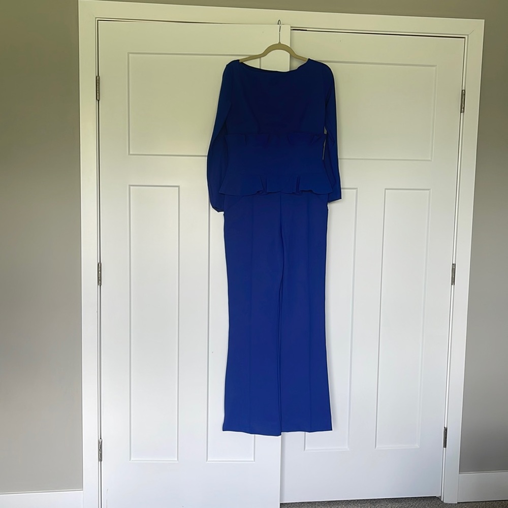 Chiara Boni La Petite Robe Cobalt Blue Jumpsuit